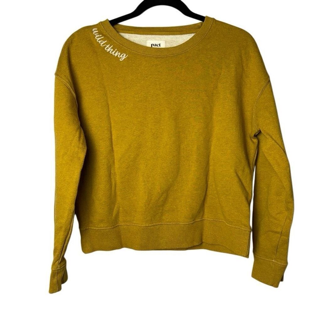Pact crew neck size small